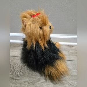 Yappy Yorkshire Terrier Realistic Ty Beanie Buddies Plush Stuffed Animal 9" 2004